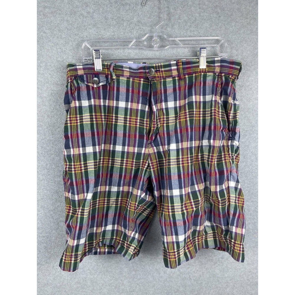 Polo Ralph Lauren Indian Madras‎ Shorts Mens 35 Plaid Patchwork Bleeker Summer